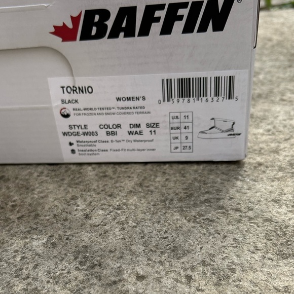 Baffin Torino Winter Boots 1, BNIB, size 11 - Picture 10 of 10